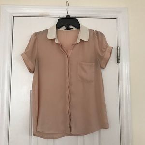 Forever 21 blush blouse